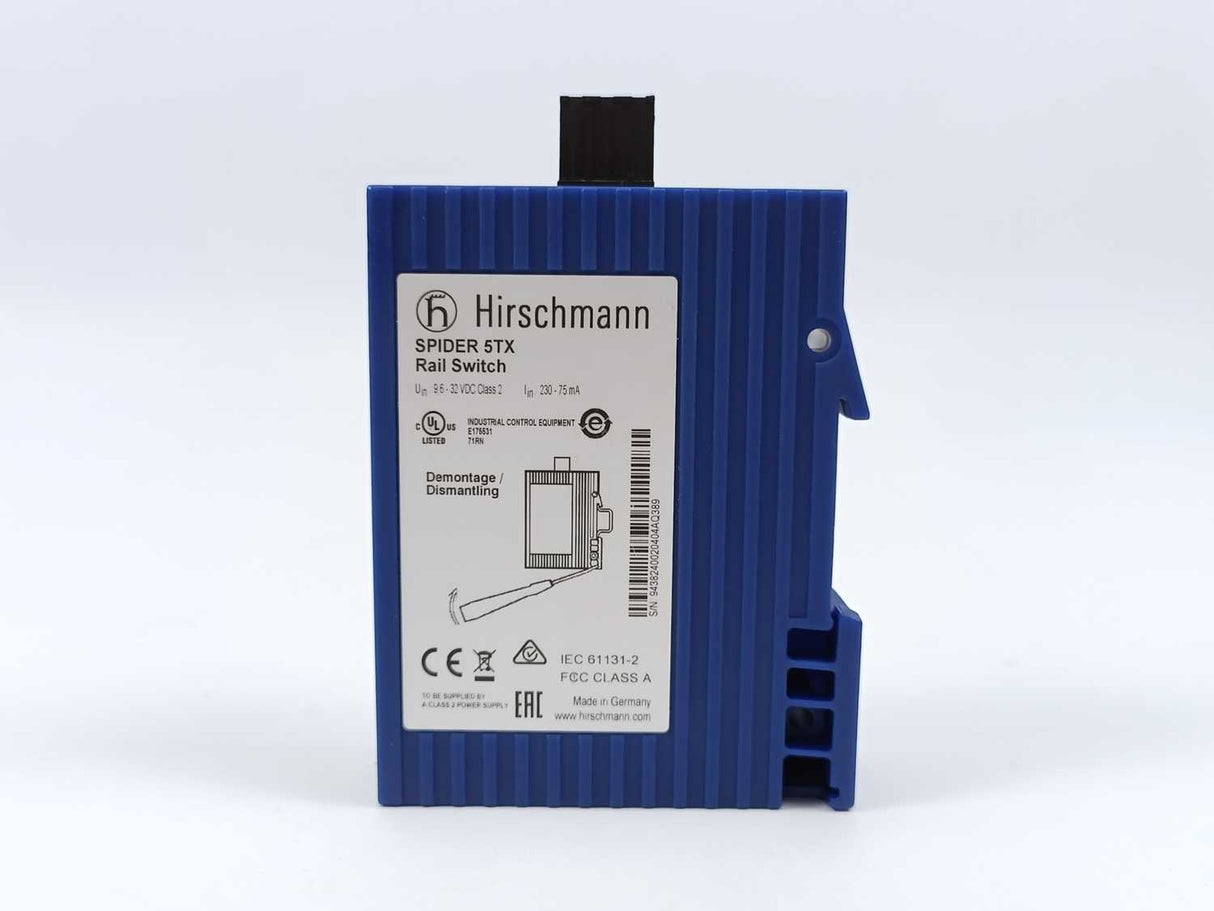 Hirschmann SPIDER 5TX Rail switch