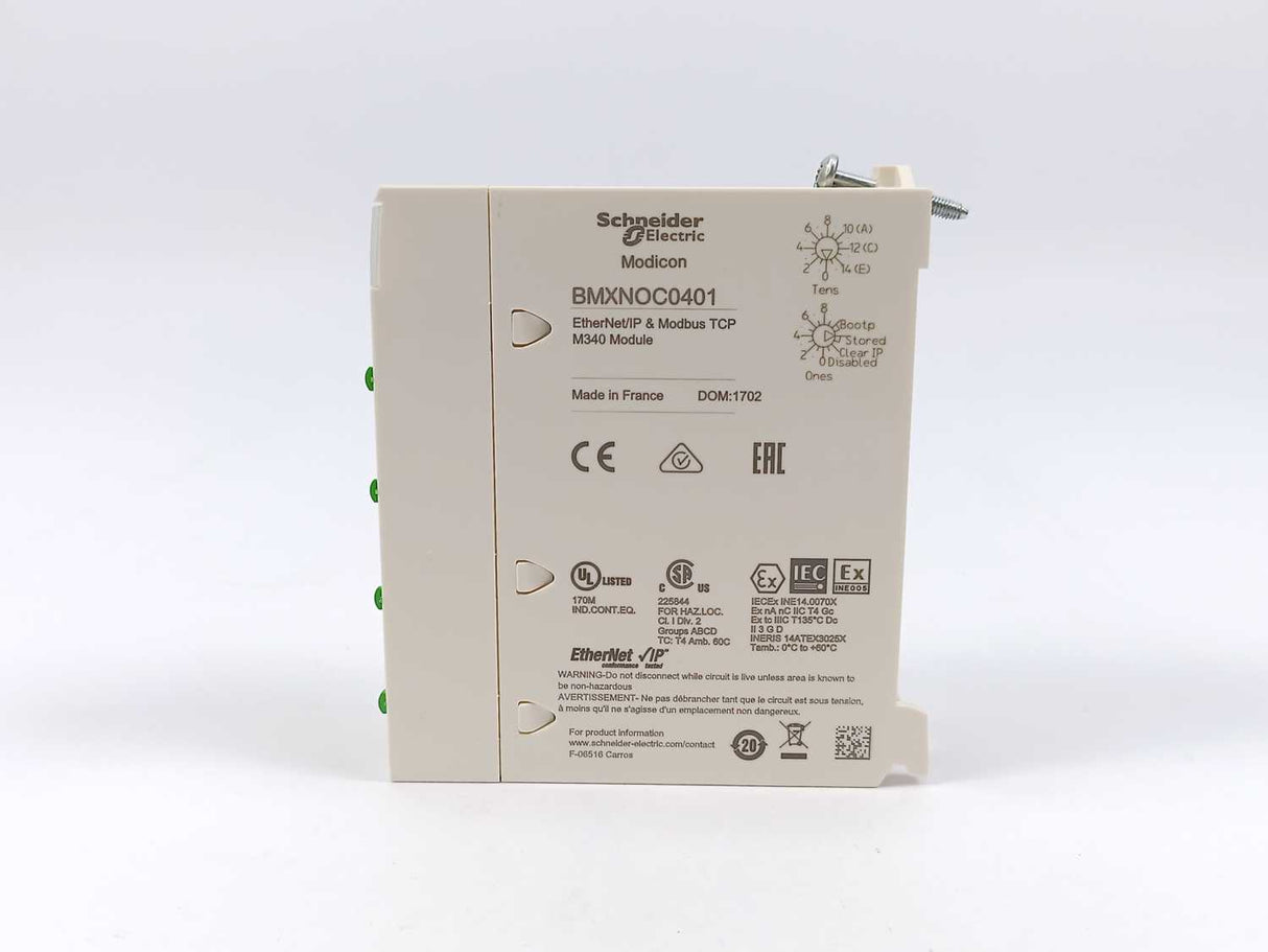 Schneider Electric BMXNOC0401 Modicon EtherNet/IP & Modbus TCP M340 Module