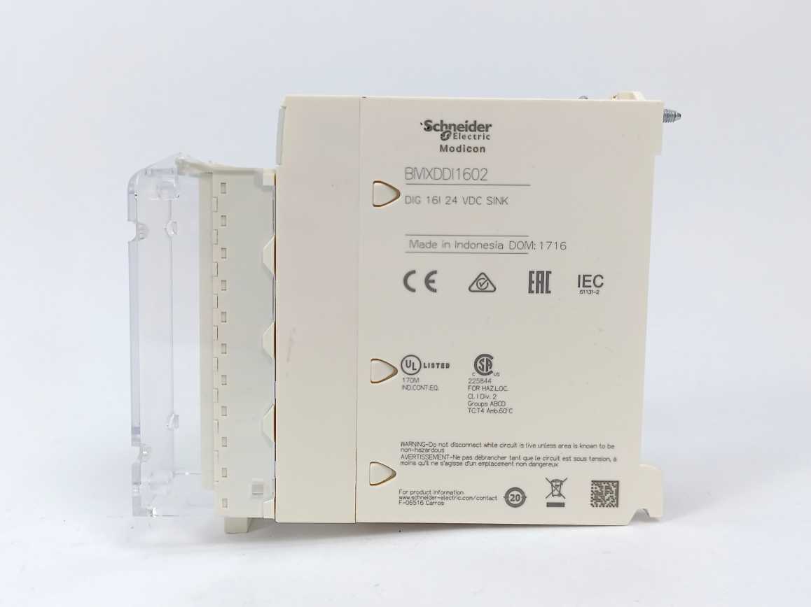 Schneider Electric BMXDDI1602 DIG 16I 24 VDC SINK