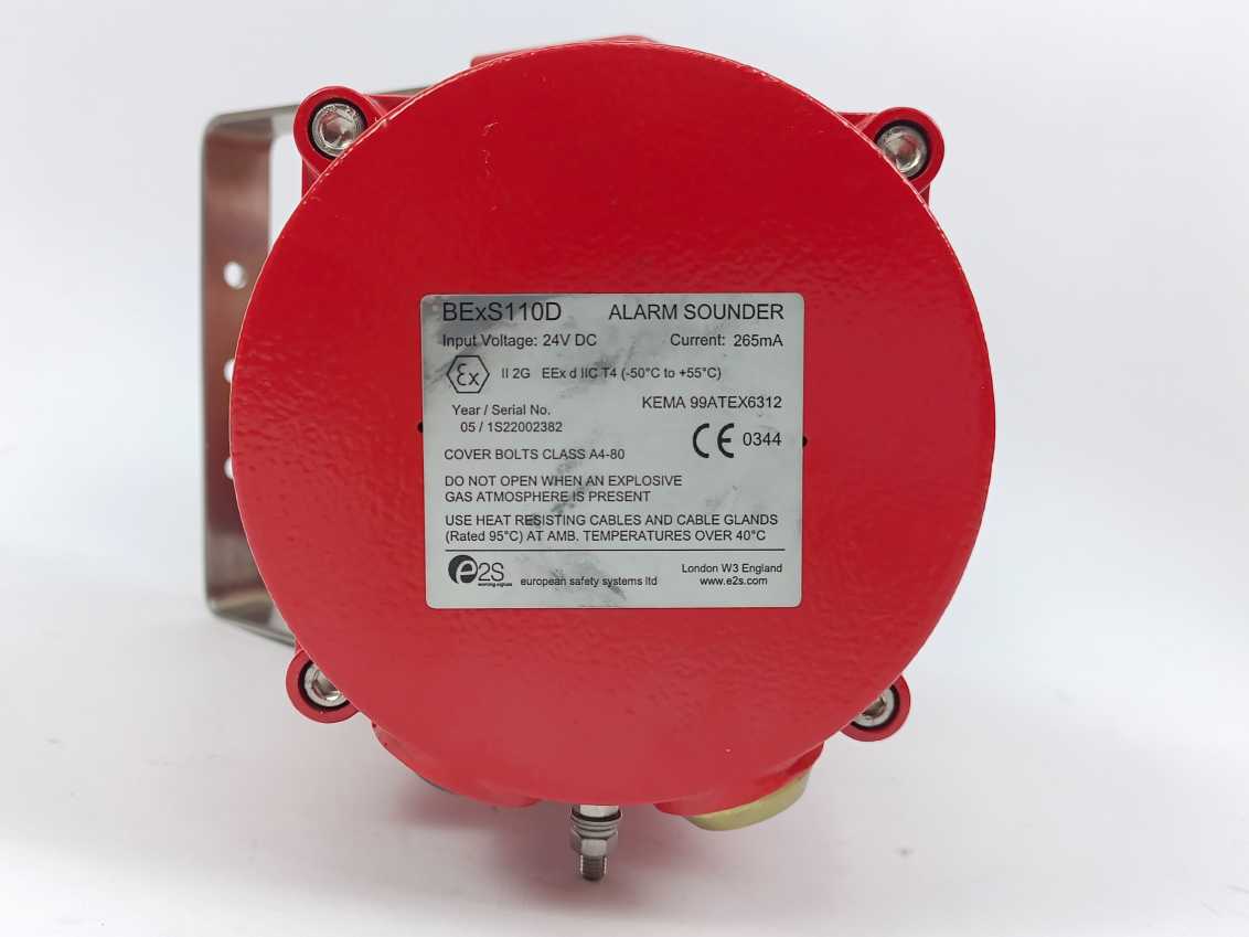 e2s BExS110D Alarm Sounder 24VDC 265mA