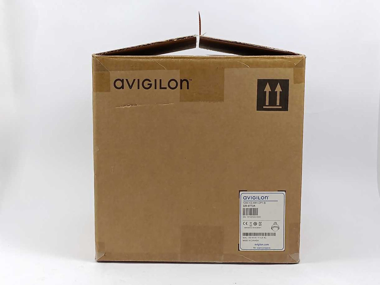 Avigilon 320-0772A 12W-H3-4MH-DP1-B Outdoor Pendant Mount Dome Camera 2.8-8 mm