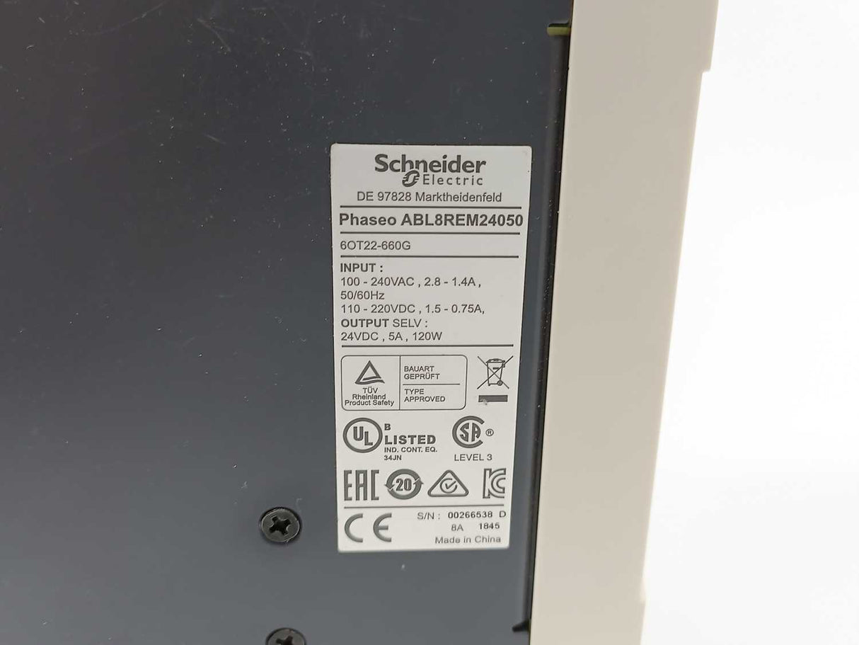 Schneider Electric ABL8REM24050 Optimum power supply 24 V 5 A
