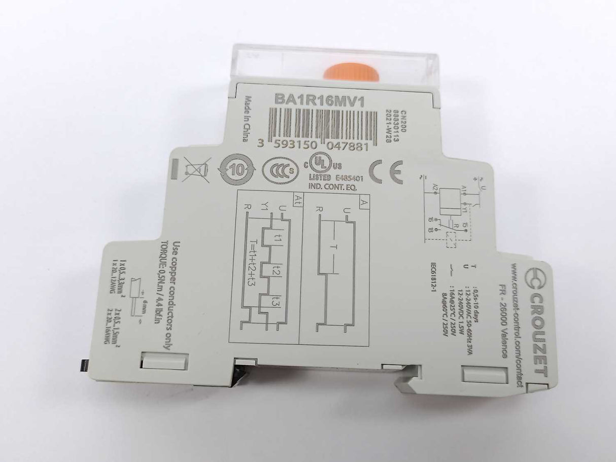 Crouzet BA1R16MV1 Syr-Line Analog High Power Timer