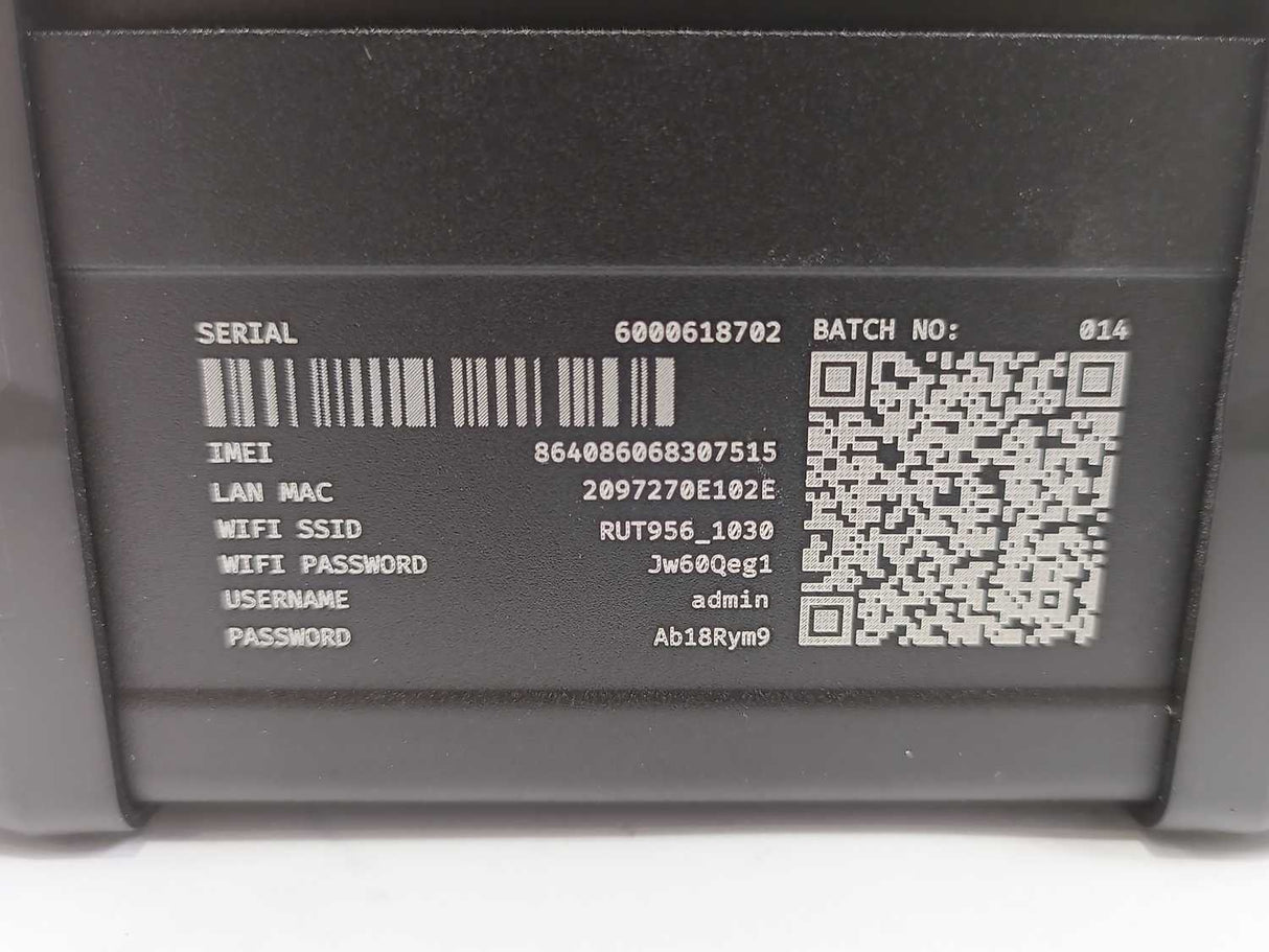 Teltonika RUT956100000 Teltonika Dual-SIM LTE Router