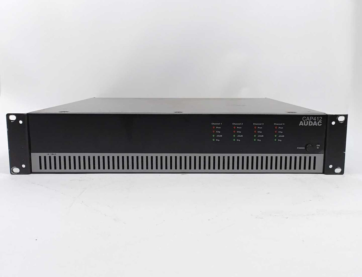 AUDAC CAP412 Quad-Channel Power Amplifier 4 x 120W 100V