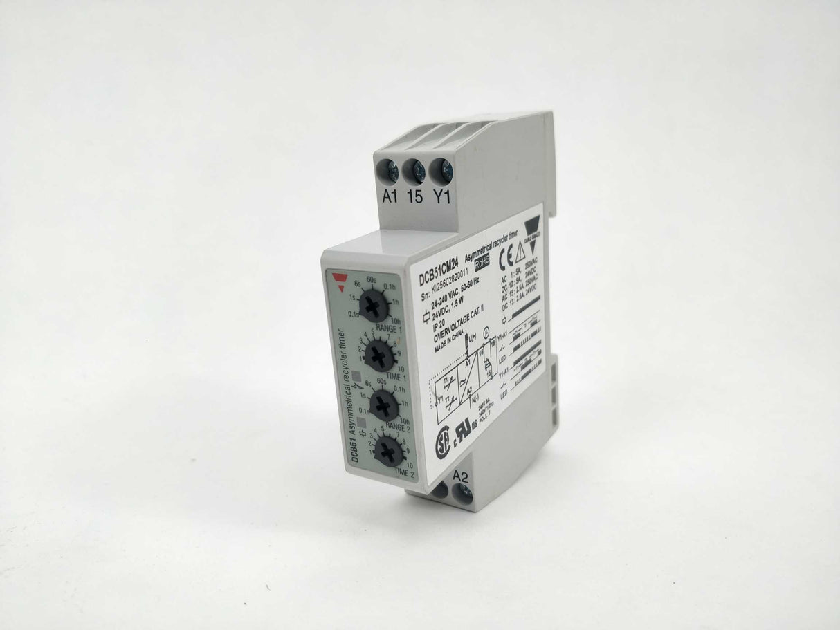 Carlo Gavazzi DCB51CM24 Asymmetrical recycler timer 24 VDC