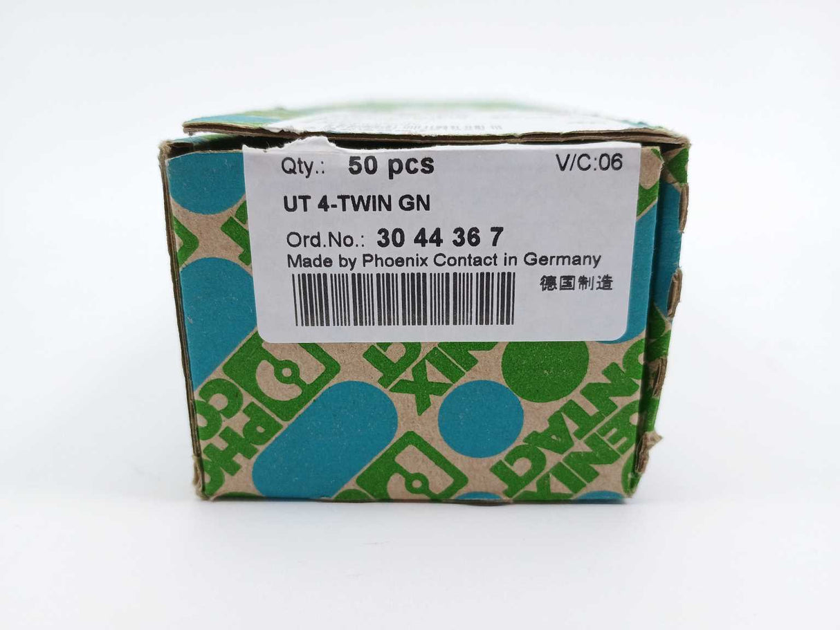 Phoenix Contact 3044367 UT 4 Twin Terminal Block 50 Pcs.