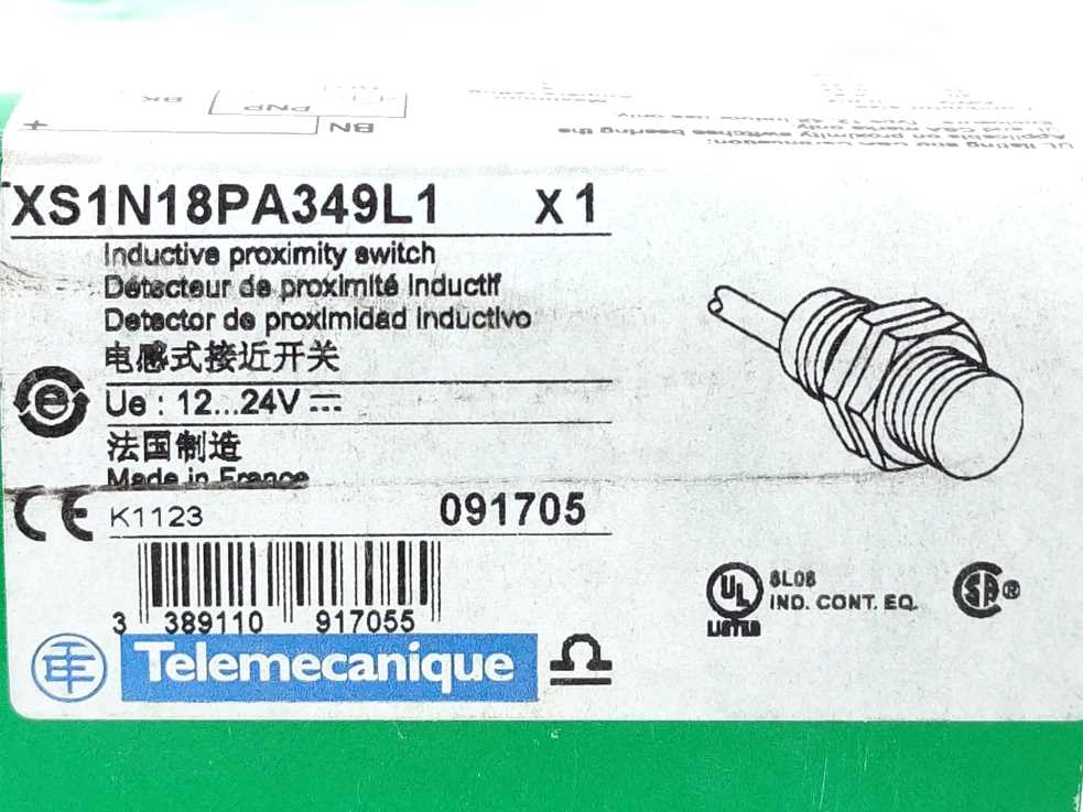 TELEMECANIQUE XS1N18PA349L1 Proximity Switch 091705