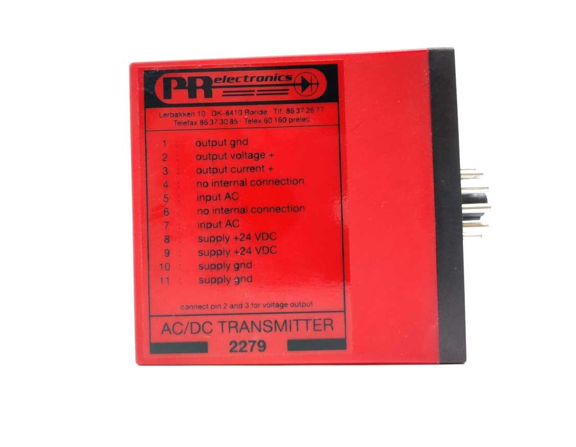 PR Electronics 2279 A2 AC/DC Transmitter