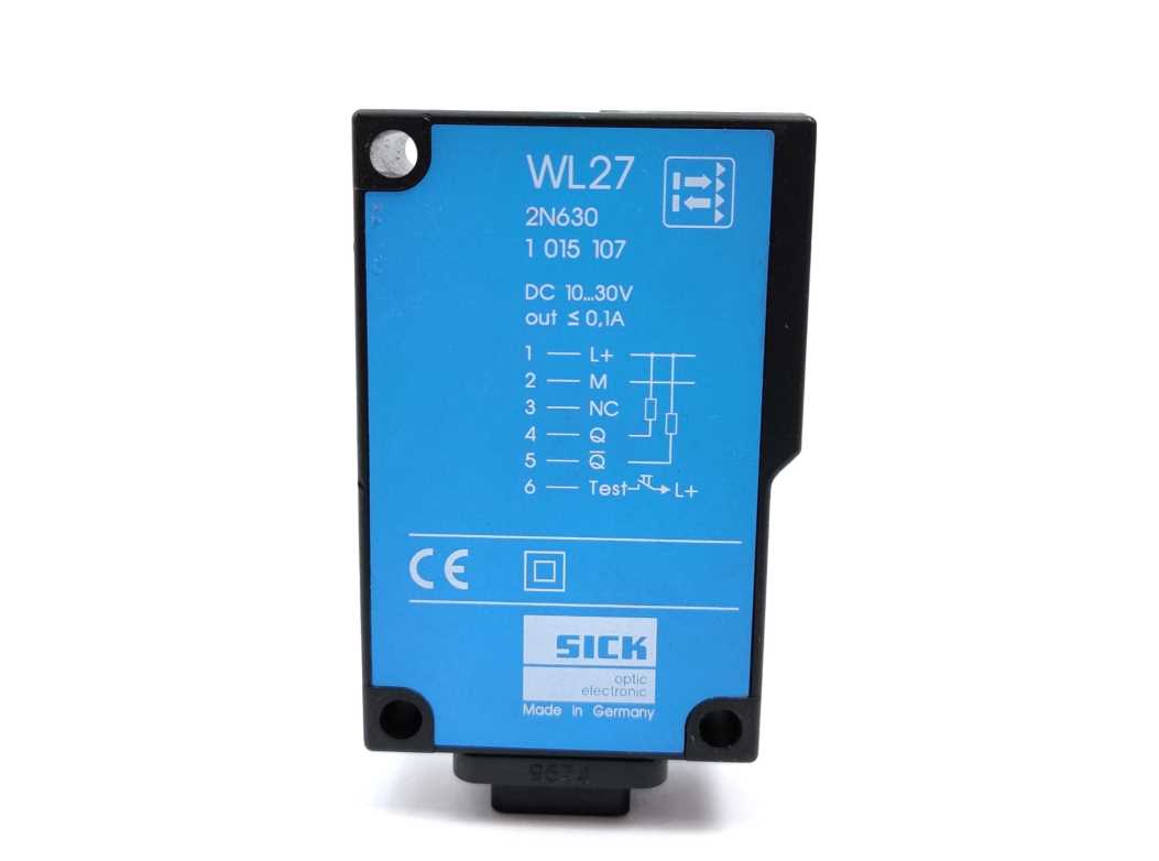 SICK WL27-2N630 1015107 Photoelectric Retro-reflective Sensor