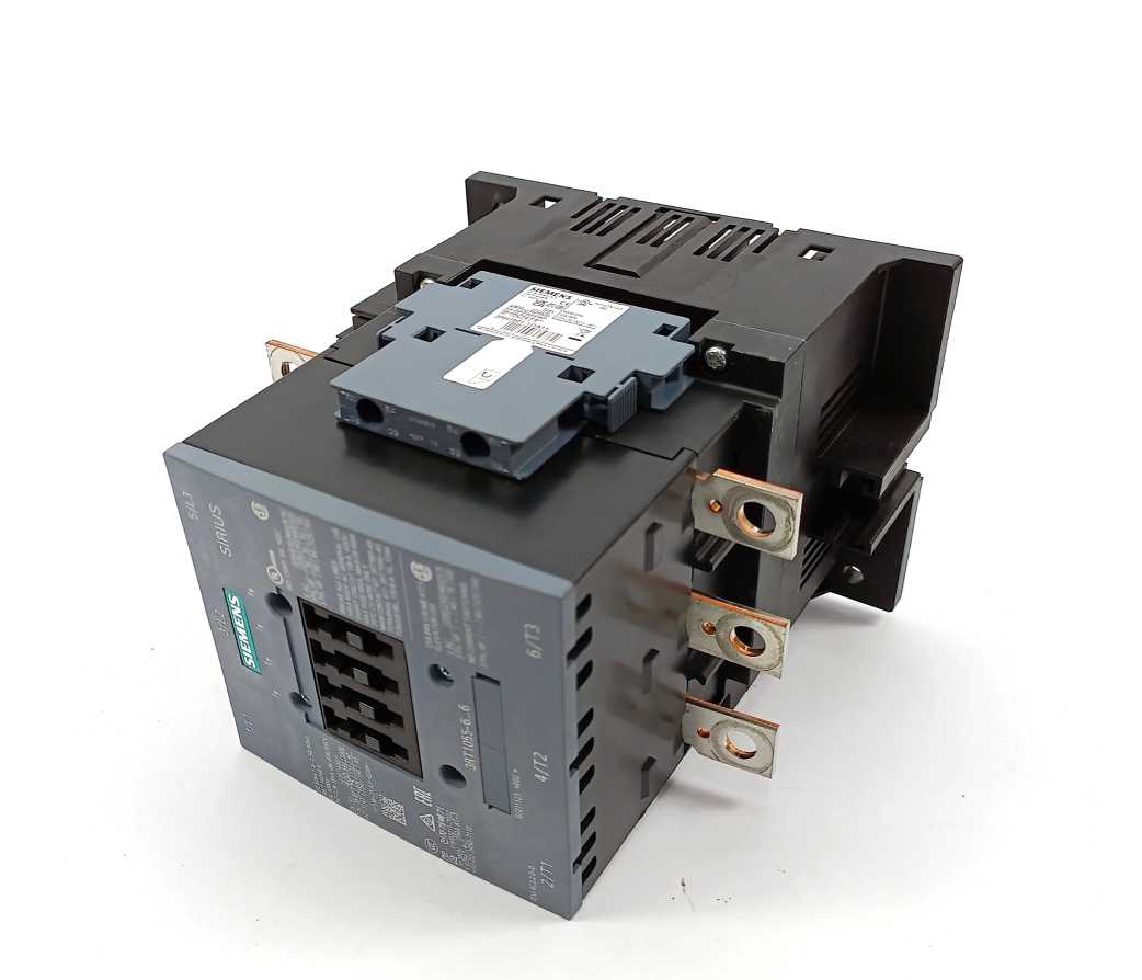 Siemens 3RT1055-6AP36 power contactor, 150 A 3RT1955-5AP31