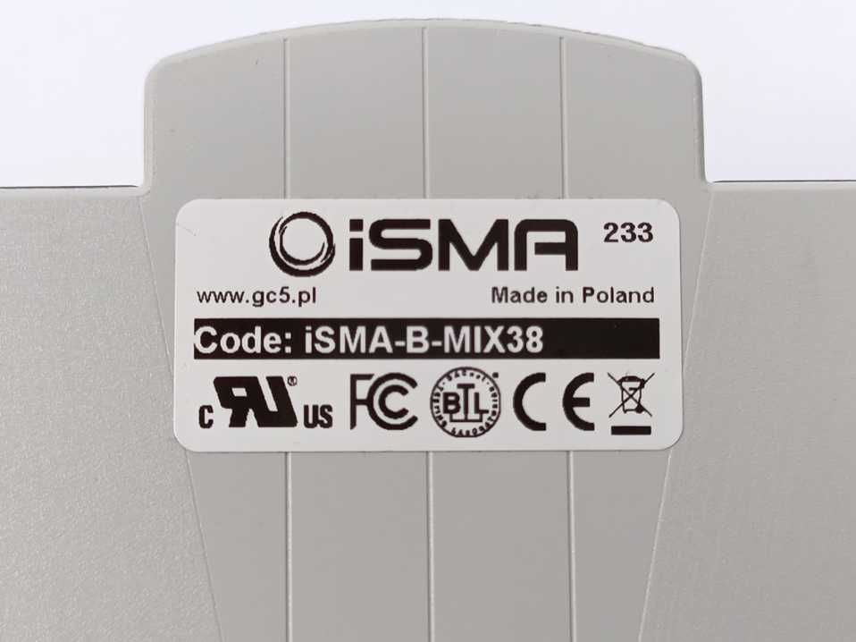 iSMA iSMA-B-MIX38 Multiprotocol I/O Module