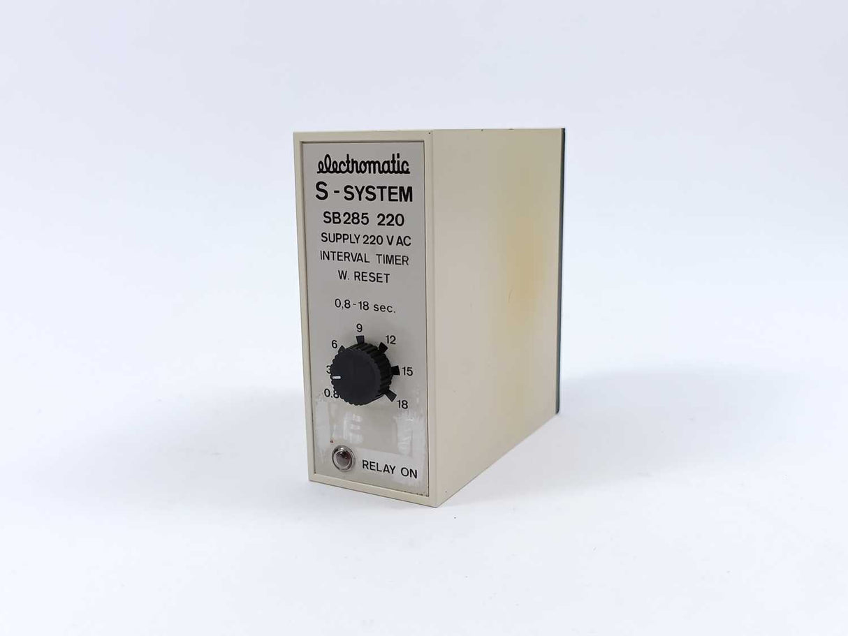 Electromatic SB 285 220 Interval Timer w. Reset