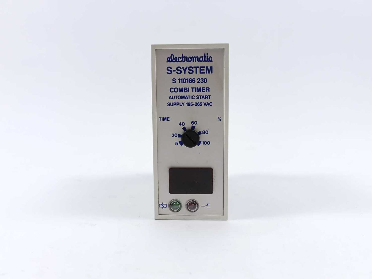 Electromatic S 110166 230 Combi Timer Automatic Start