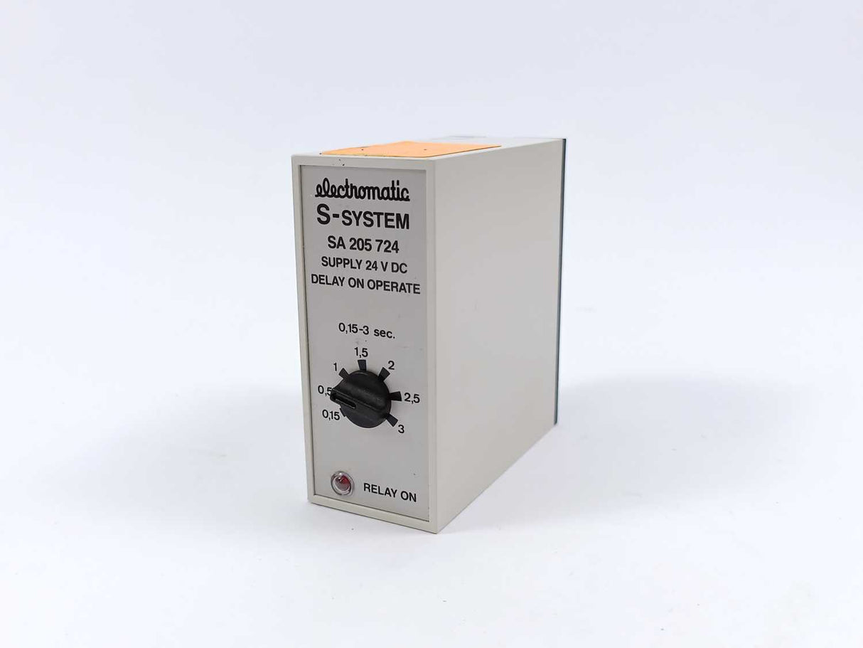 Electromatic SA205724 S-SYSTEM SUPPLY 24VDC DELAY ON OPERATE 0,15-3 sec