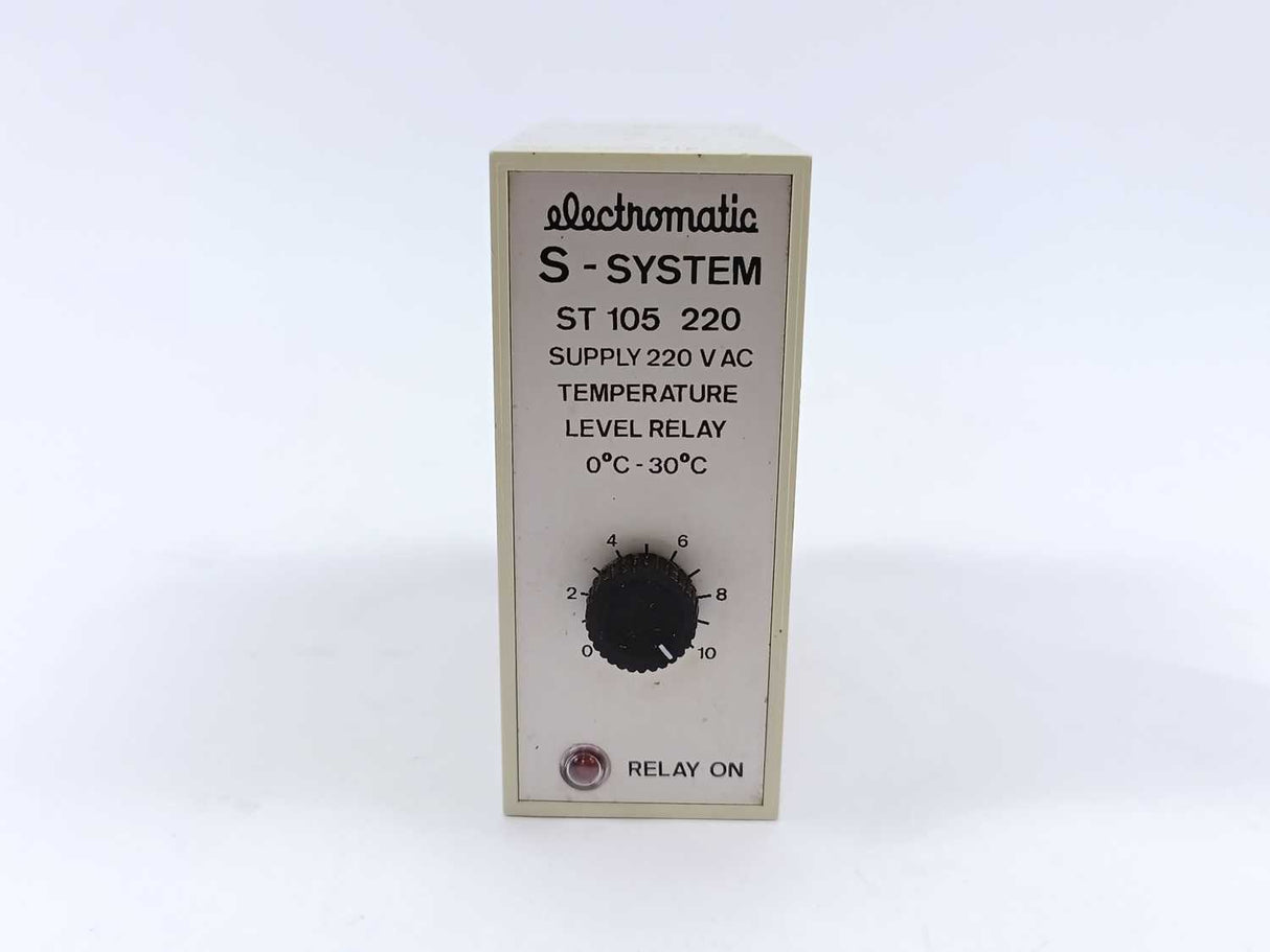 Electromatic ST 105 220 S-SYSTEM Temperature Level Relay 0-30°C