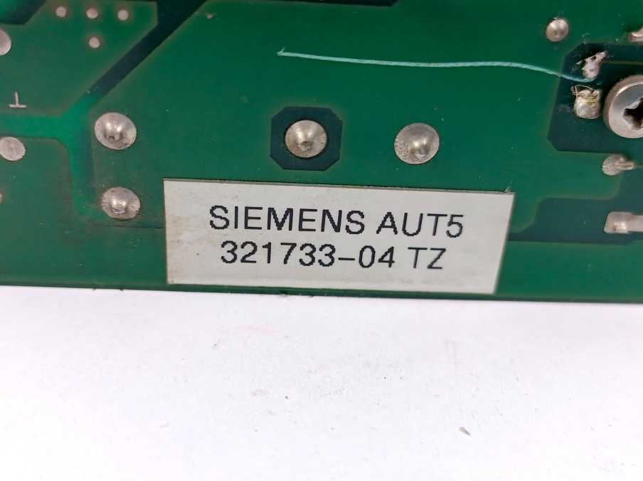 Siemens TDS120/25Y AUT5 321733-04 TZ Servo Amplifier