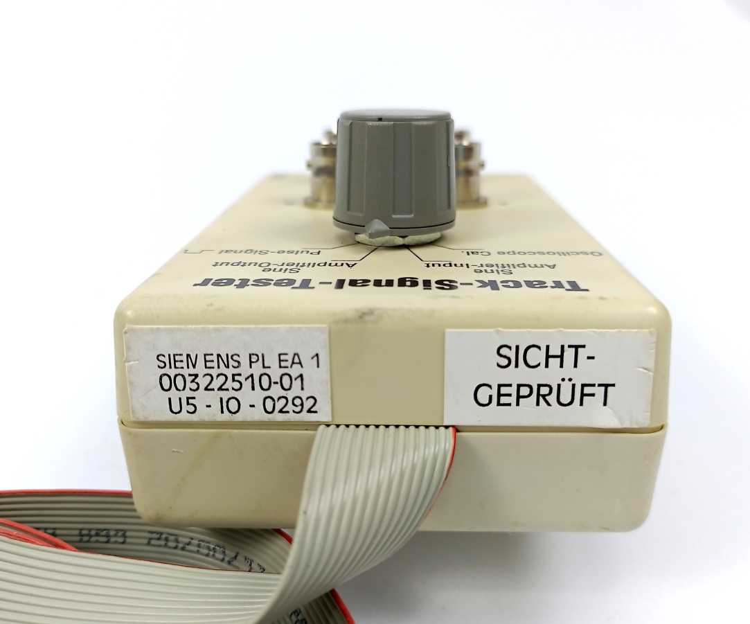 Siemens 00322510-01 PL EA 1 U5-KD-0509 Track Signal Tester