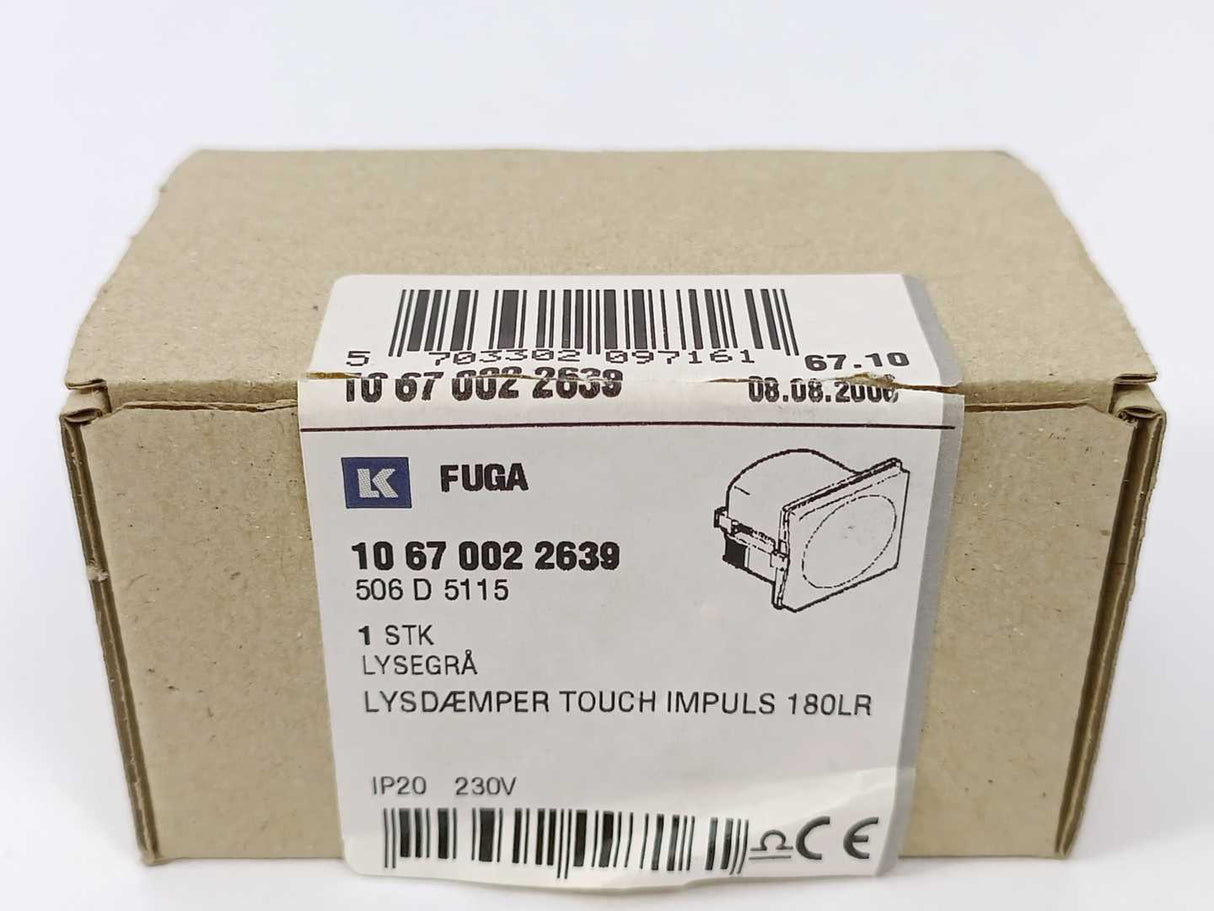 LK Fuga 506D5115 TOUCH Impulse Dimmer Insert 180LR, 10 67 002 2639
