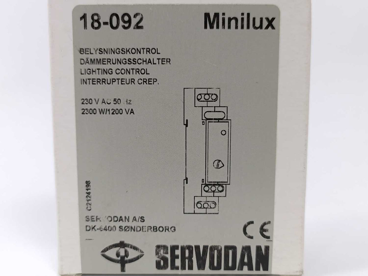 Servodan 18-092 Minilux Lighting Control 230VAC 50Hz