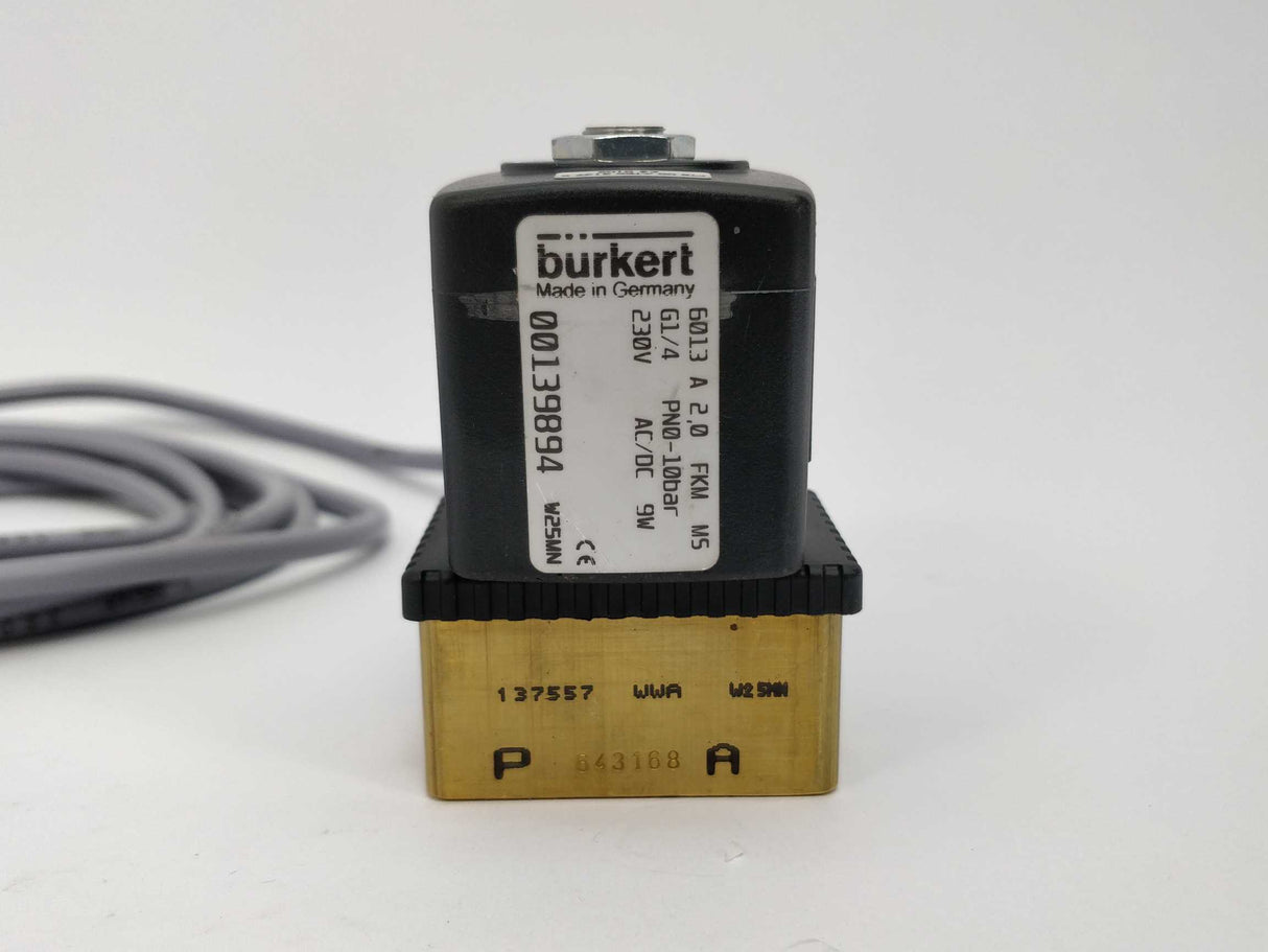 Burkert 00139894 Magnetic valve 00179822