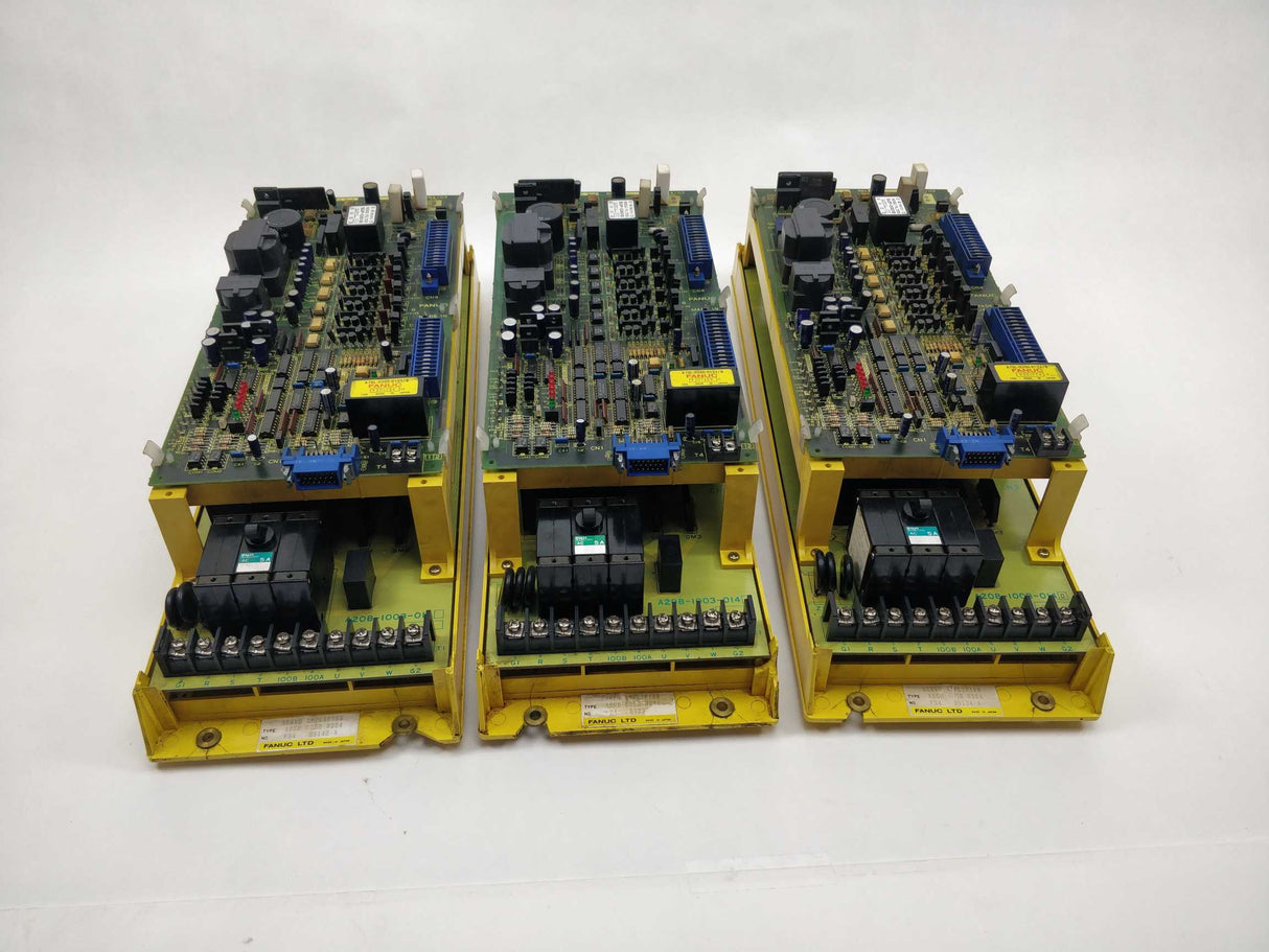 FANUC LTD A06B-6058-H004 Servo Amplifier, Sold as Spareparts 3 pcs.