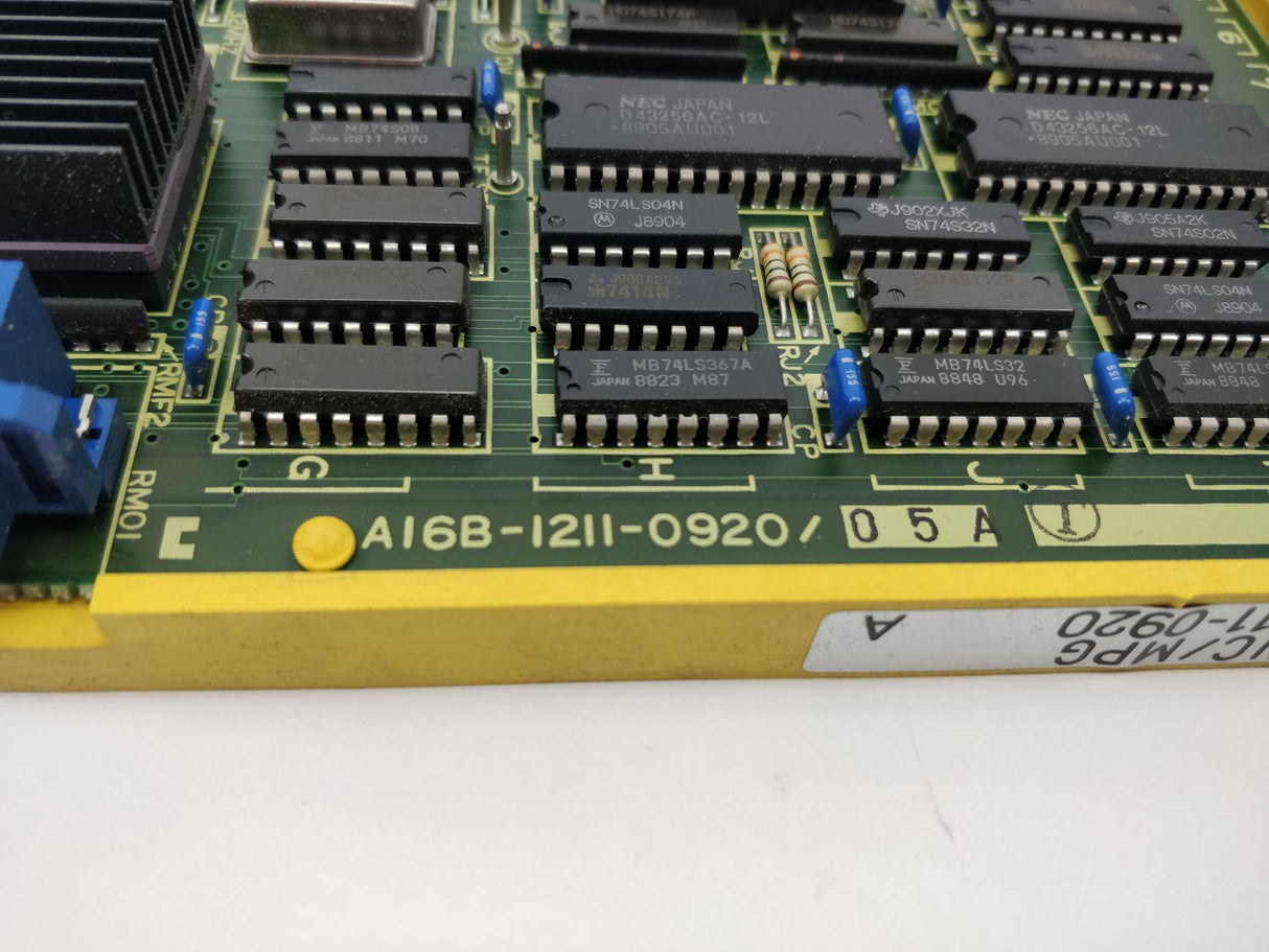 Fanuc A16B-1211-0920/05A Graphic/ MPG, Circuit Board