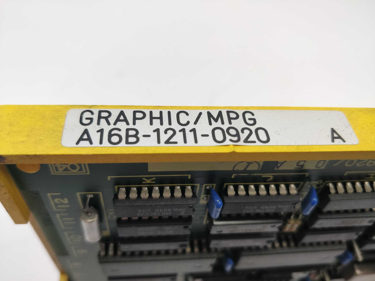 Fanuc A16B-1211-0920/05A Graphic/ MPG, Circuit Board
