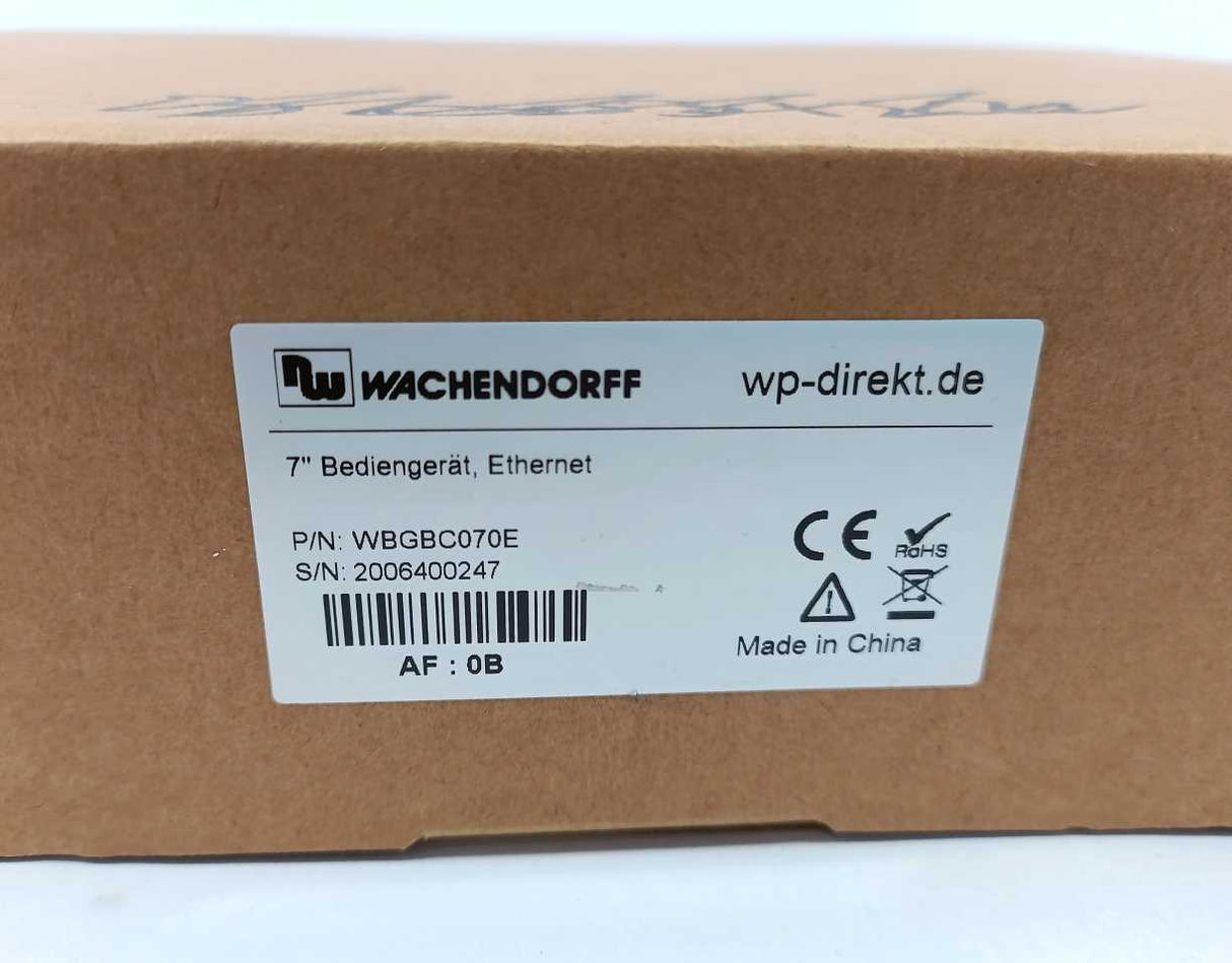 Wachendorff Advantech WBGBC070E Weintec Touchscreen