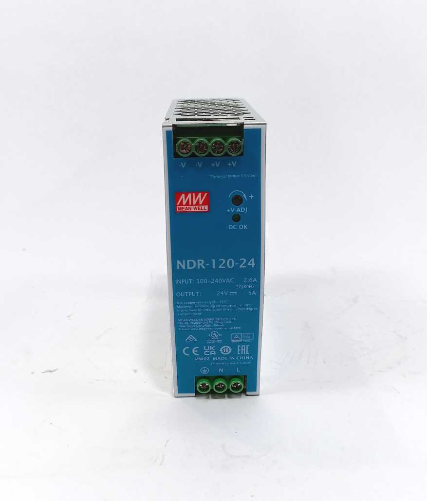 Mean Well NDR-120-24 AC-DC Single output 24V 5A