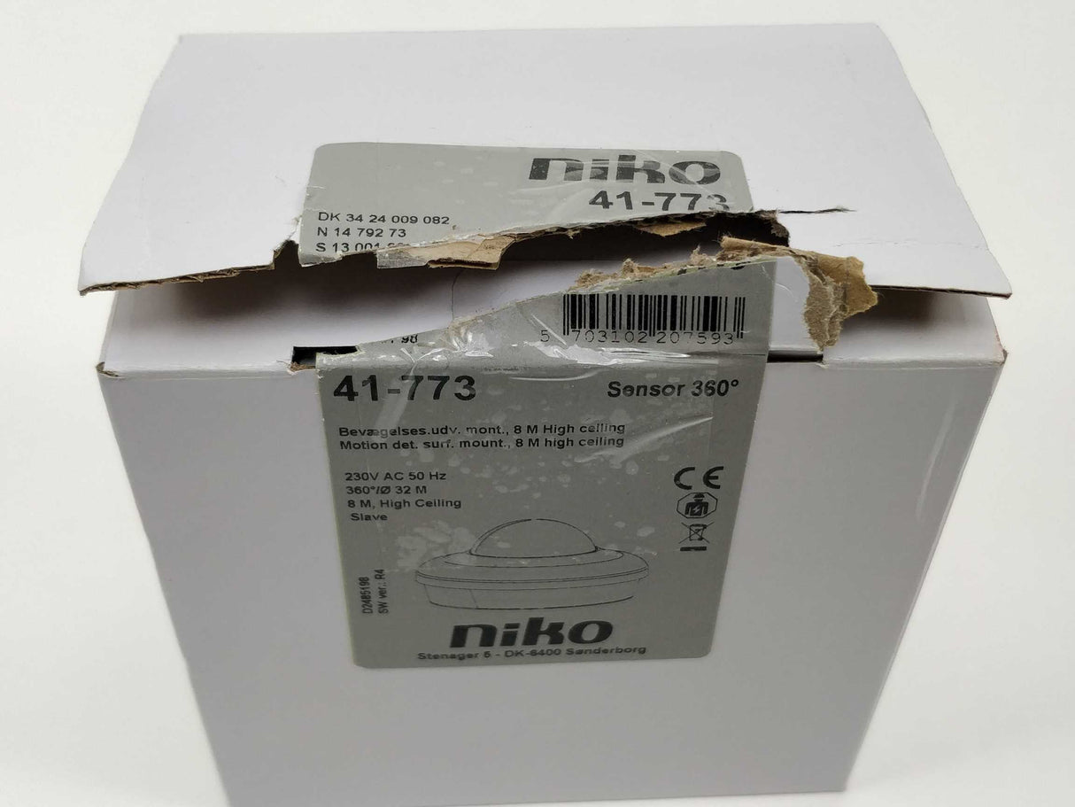 Niko 41-773 941-7730300  High ceiling 360° sensor slave