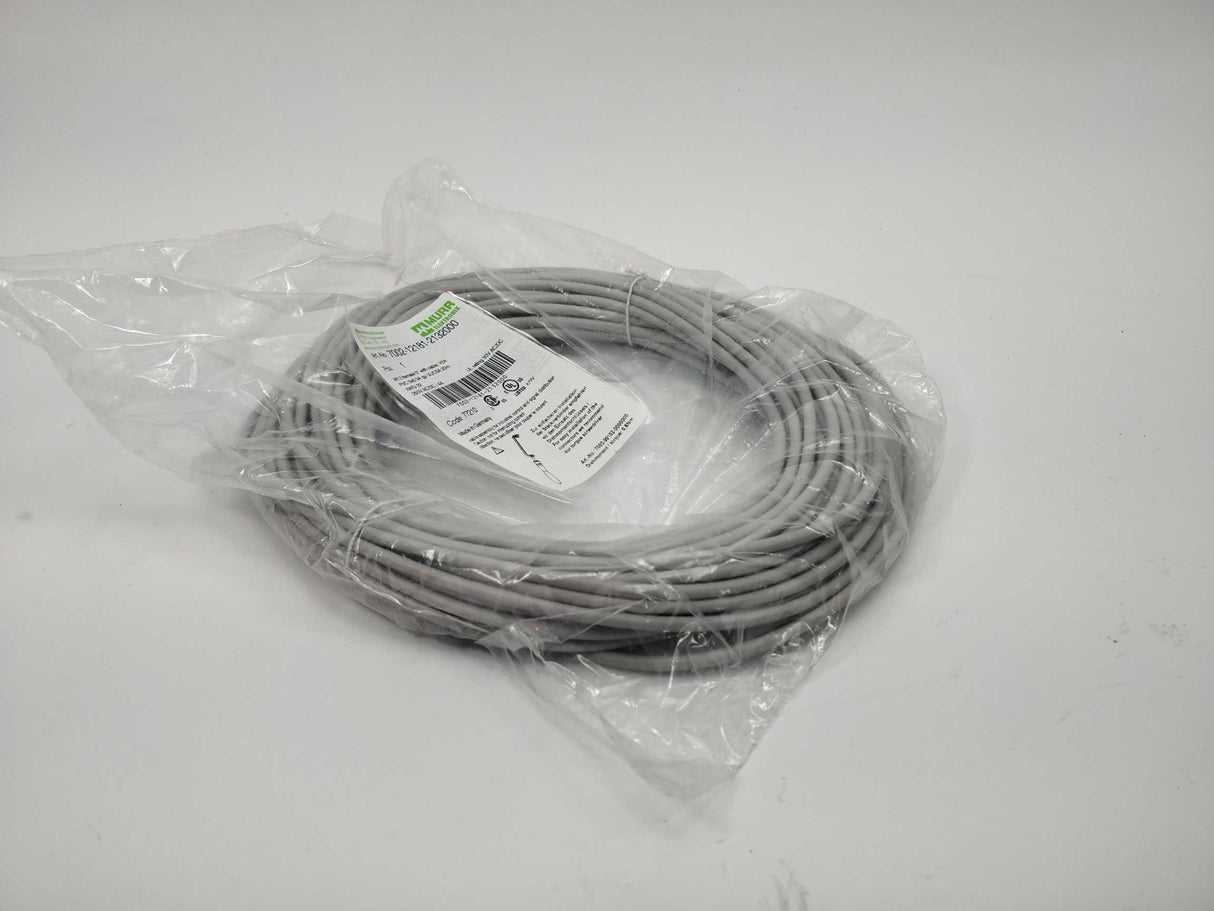 MURR Elektronik 7002-12181-2132000 M12 female 0° A-cod. with cable, 20 m.