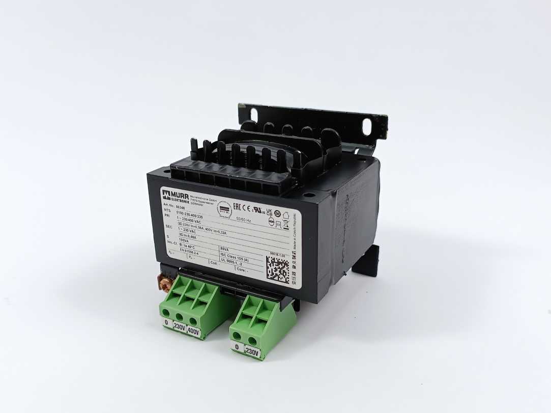 MURR Elektronik 86348 MTS 1-Phase Control And Isolation Transformer