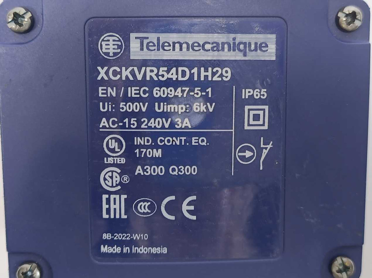 TELEMECANIQUE XCKVR54D1H29 Limit Switch