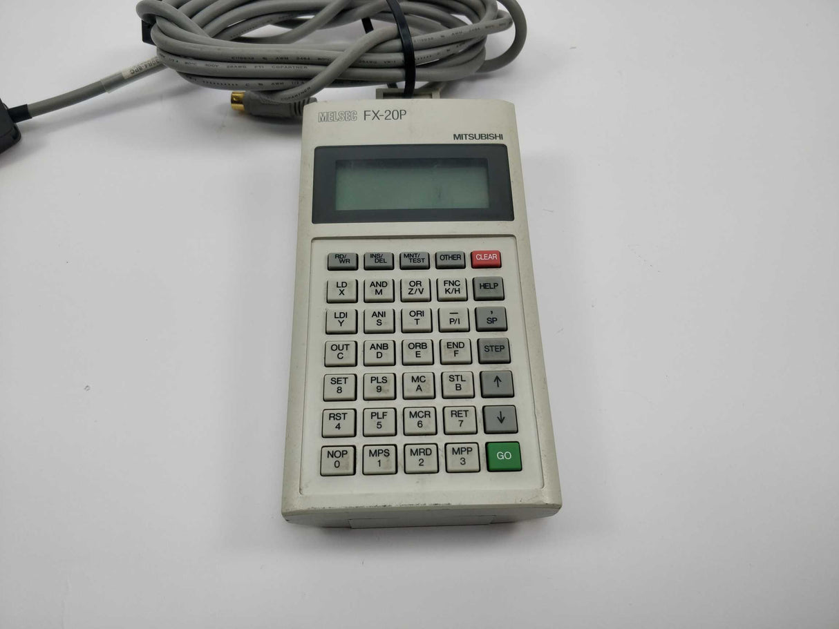 Mitsubishi FX-20P-E-RY Programming Panel with Cable GT10-C30R4-8PC