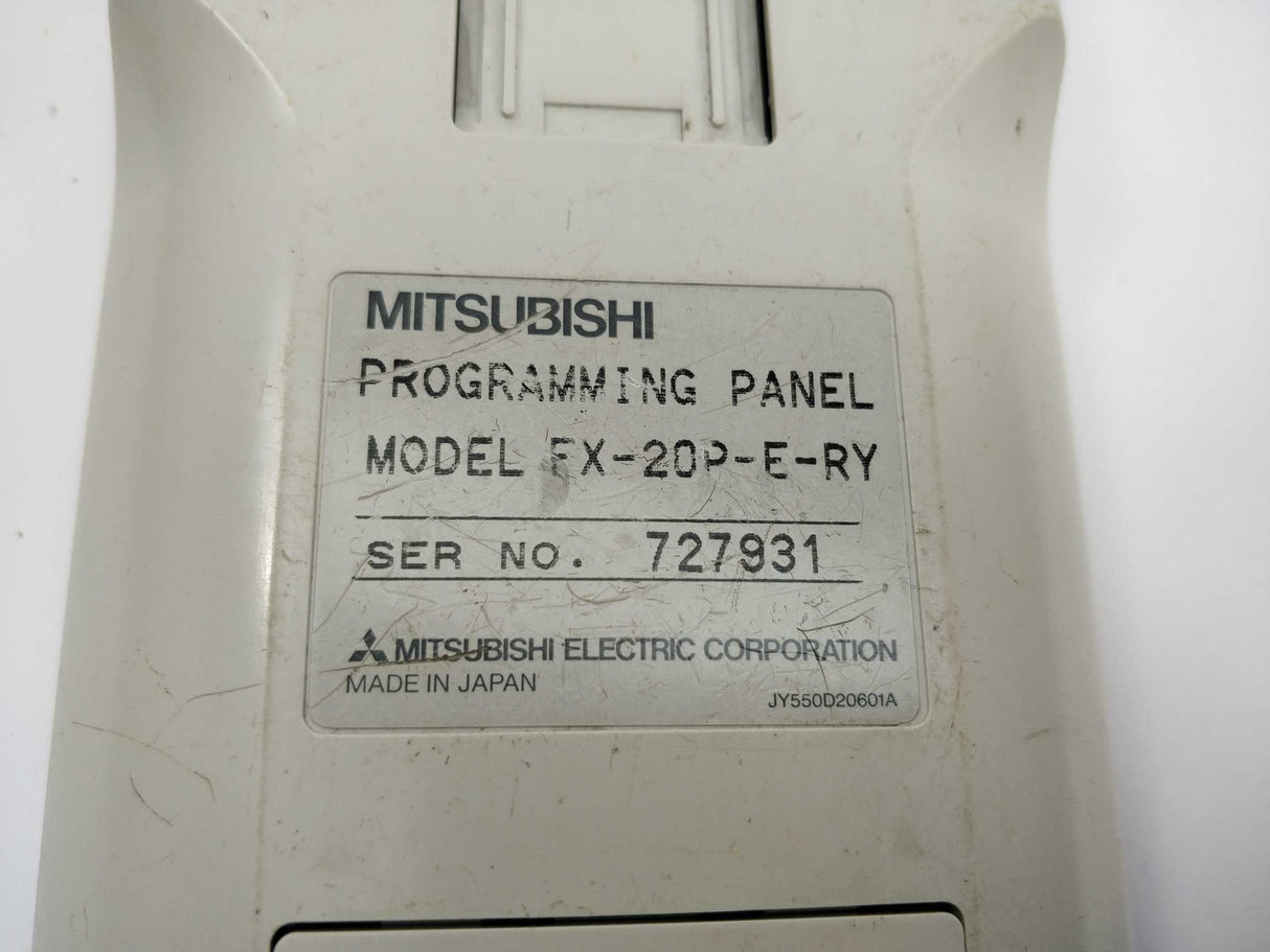 Mitsubishi FX-20P-E-RY Programming Panel with Cable GT10-C30R4-8PC