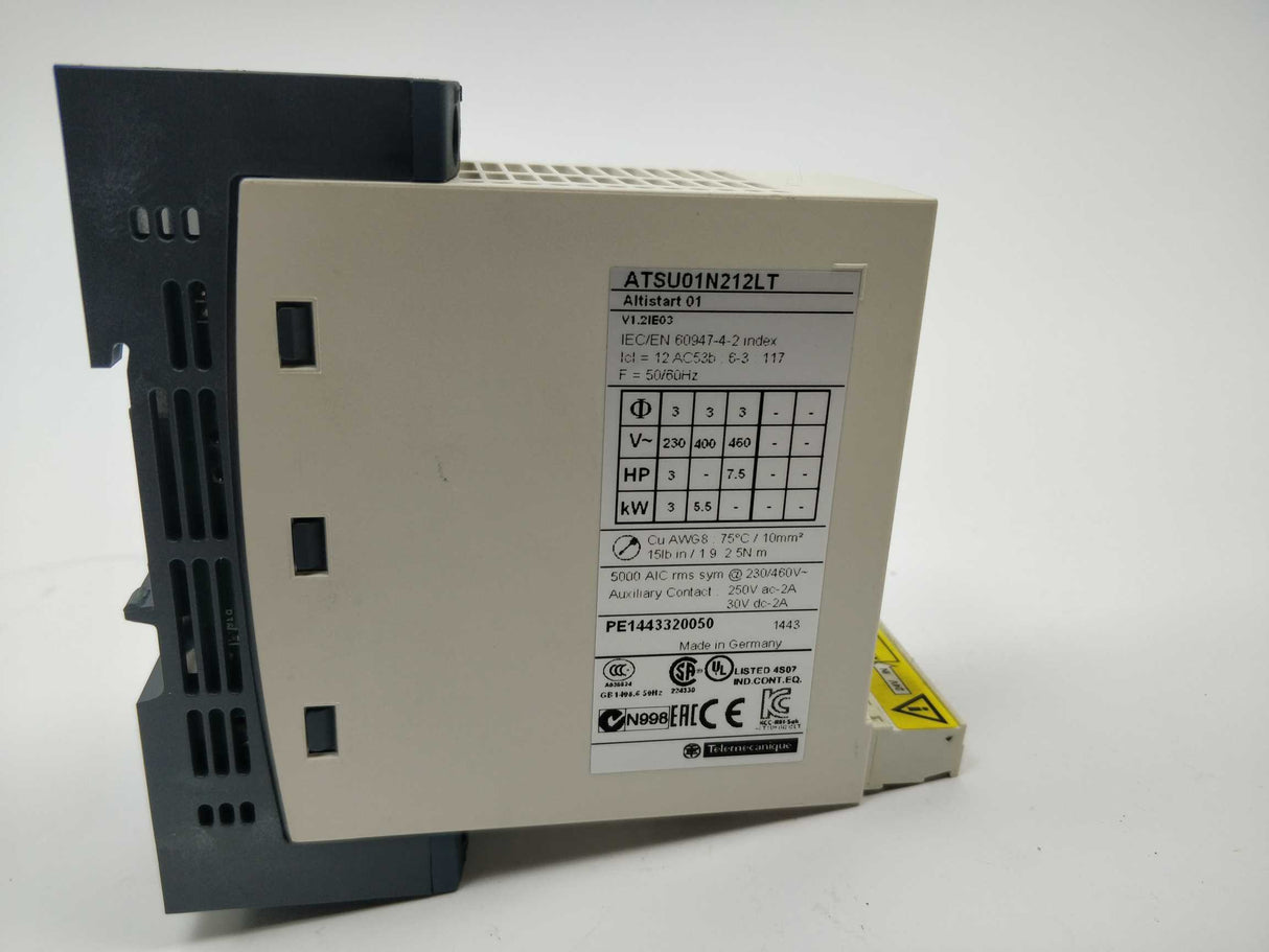 Schneider Electric ATSU01N212LT Altistart01 Soft Starter for Asynchronous Motor