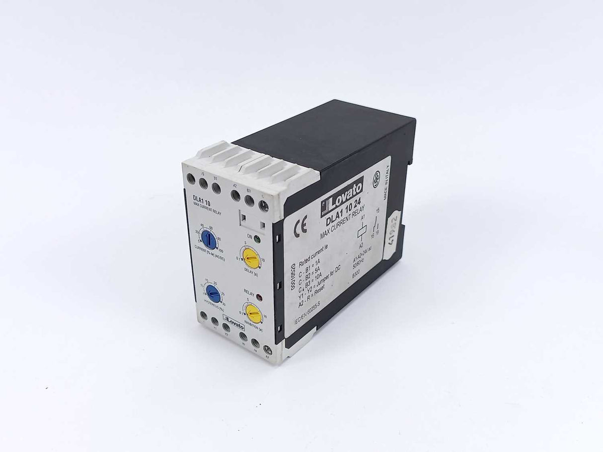 Lovato DLA11024 Max Current Relay