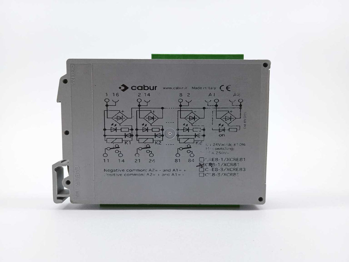 Cabur CR8-1/XCR81 Electromechanical relay module 10A 250V~