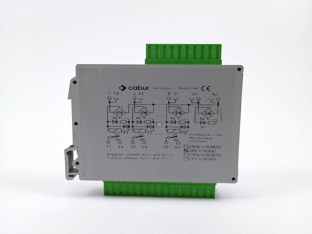 Cabur CR8-1/XCR81 Electromechanical relay module 10A 250V~