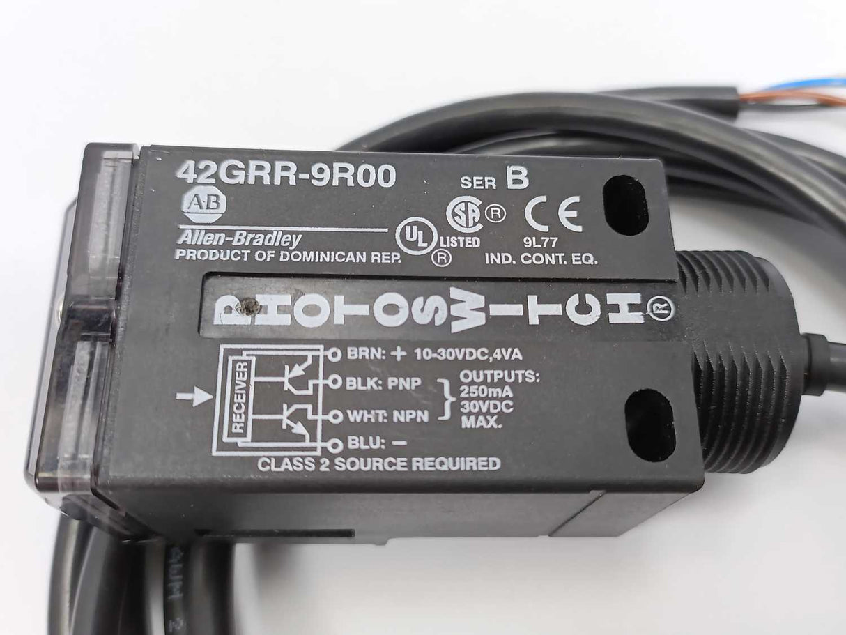 AB 42GRR-9R00 Ser. B PHOTOSWITCH Trans Beam Receiver