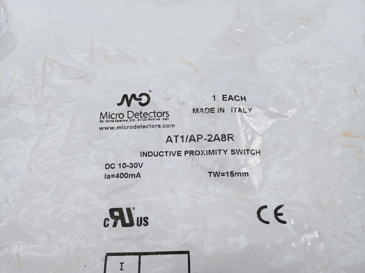 Micro Detectors AT1/AP-2A8R Inductive proximity switch