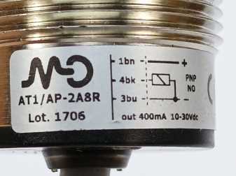 Micro Detectors AT1/AP-2A8R Inductive proximity switch