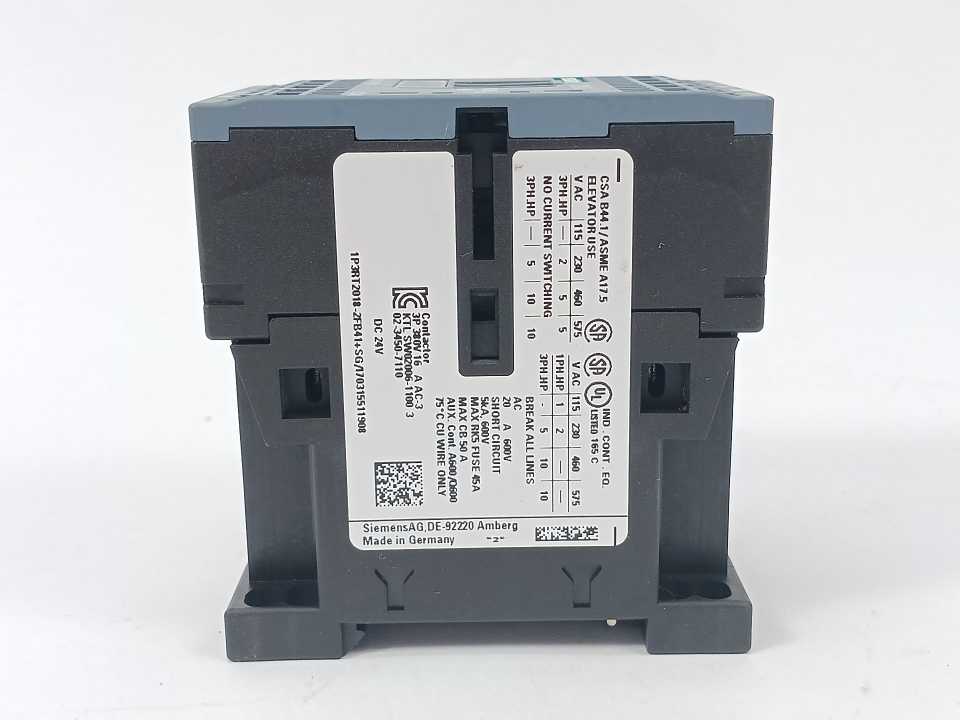 Siemens 3RT2018-2FB41 Contactor