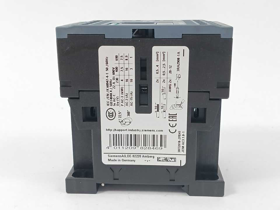 Siemens 3RT2018-2FB41 Contactor