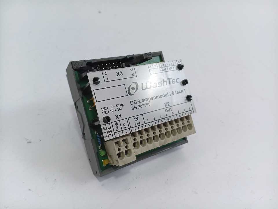 WashTec 207565 DC Lamp Module 8-Fold HBG