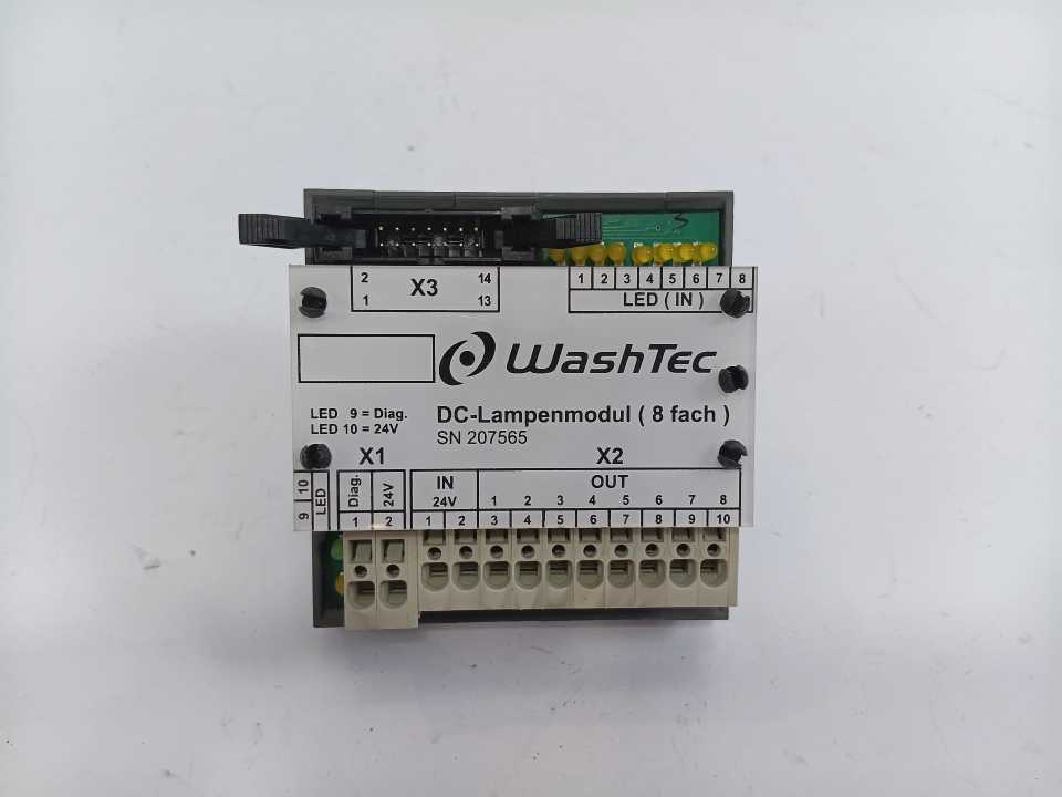 WashTec 207565 DC Lamp Module 8-Fold HBG