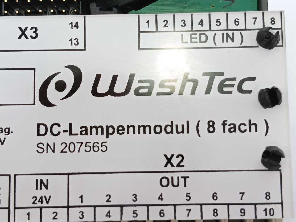 WashTec 207565 DC Lamp Module 8-Fold HBG