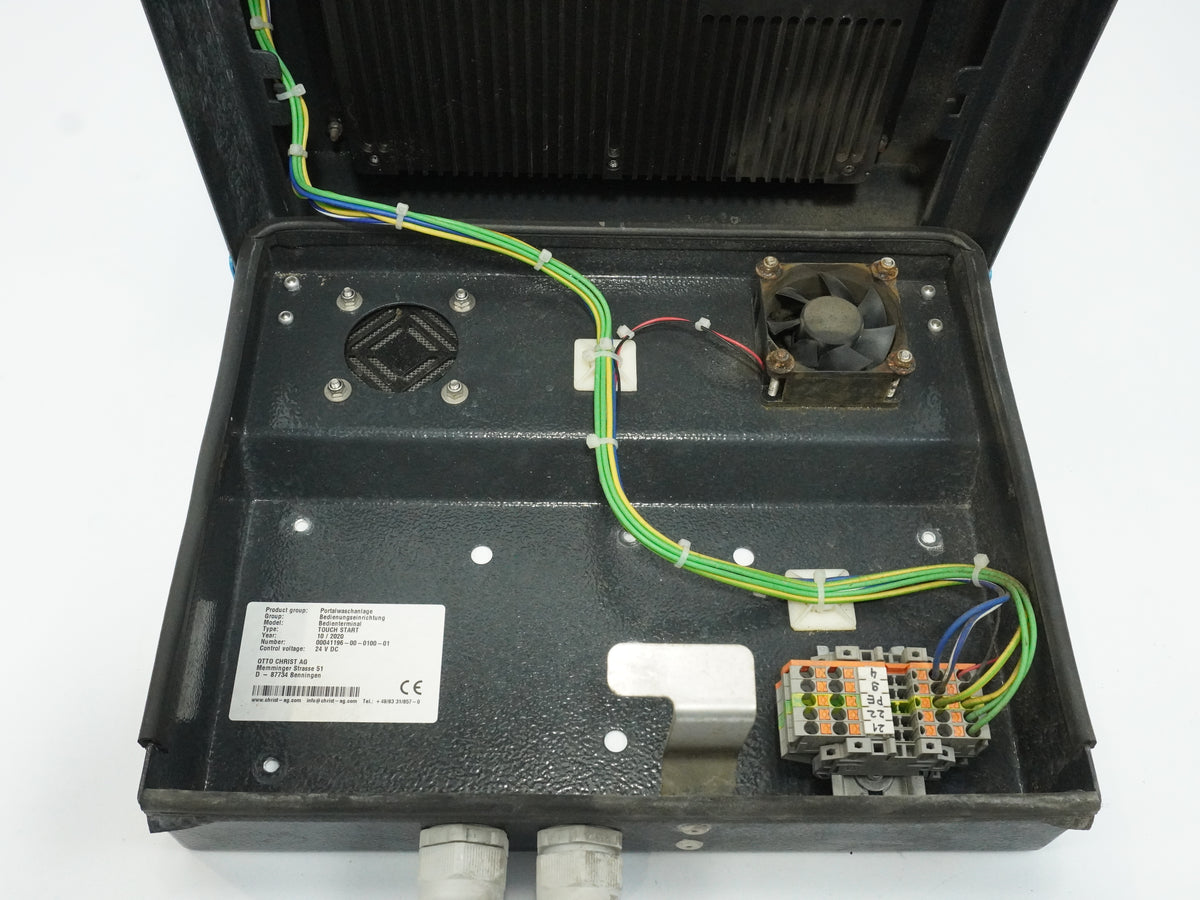 Otto Christ 00041196-00-0100-01 TOUCH START Control Terminal w/ PA10004713 HMI