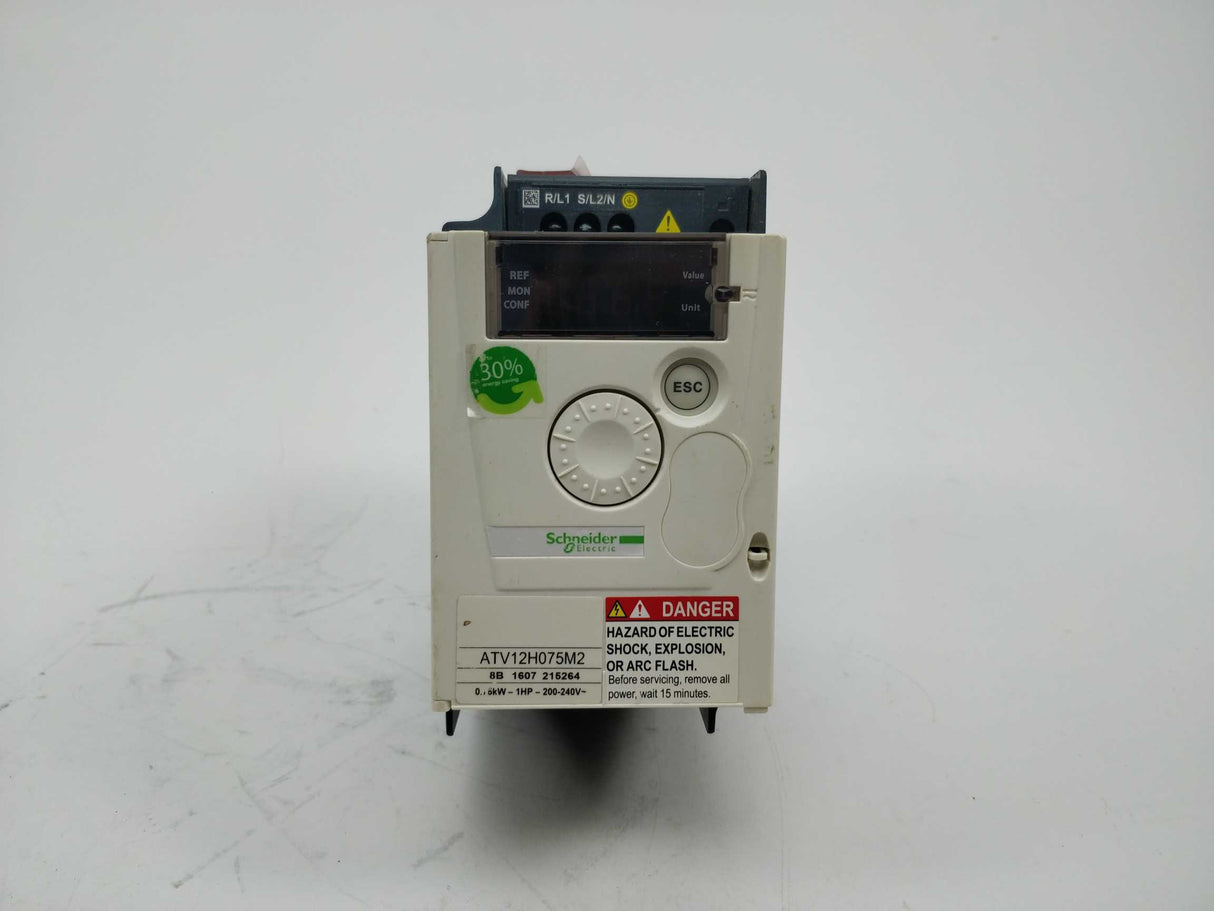Schneider Electric ATV12H075M2 Frequency Converter ATV12 0.75kW,1HP,200-240V